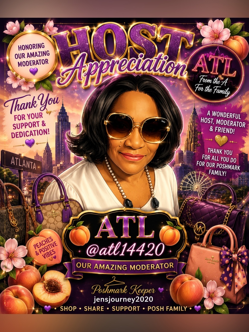Host Appreciation ATL @atl14420 Please Join us Sunday 4pm PST